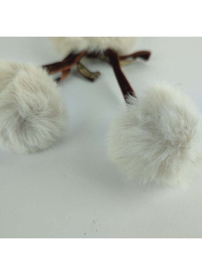 Ultra Soft Fur Elastic Hair Tie – Elegant & Comfortable Design - Image 2